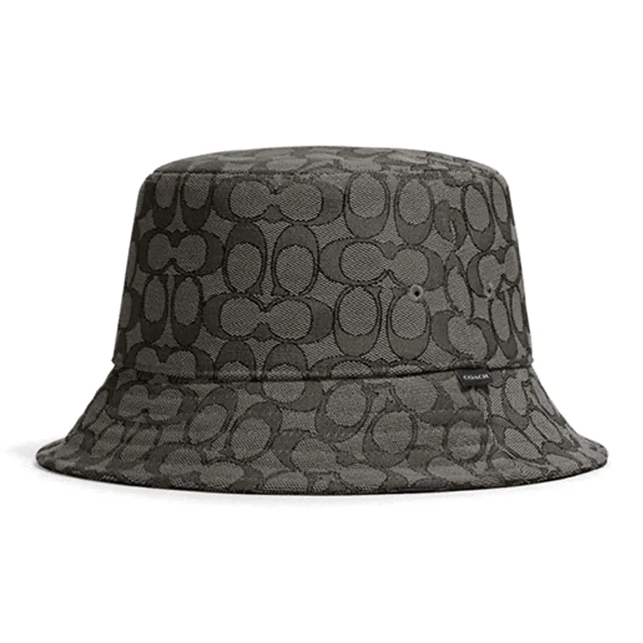 COACH Cotton Bucket Hats Women's Gray