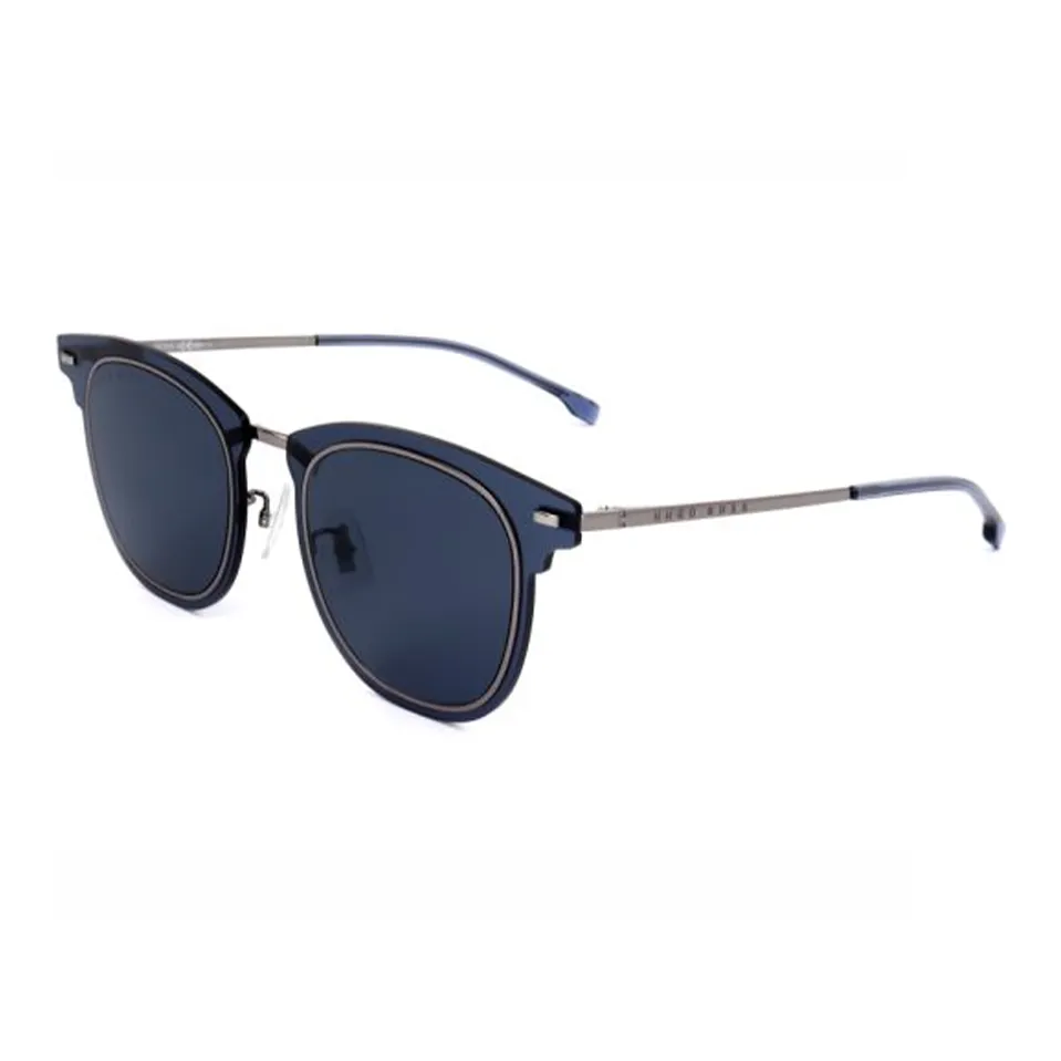 HUGO BOSS Irregular Shape Sun Sunglasses Men's Black