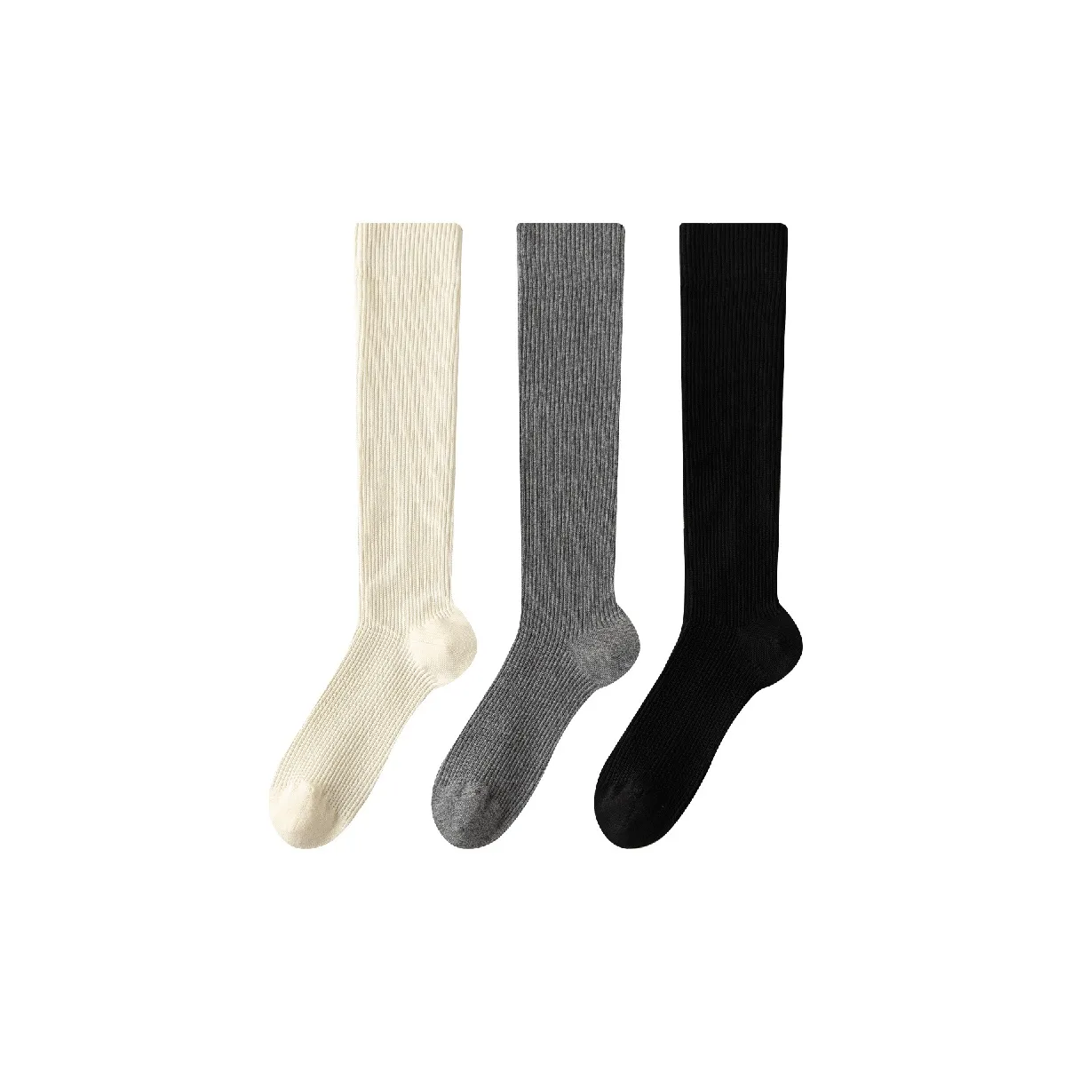 AUGUST Колено Высокие Носки Женские 3 Пачки