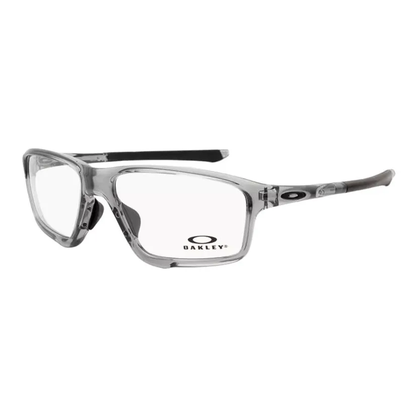 Oakley Plate Frame Irregular Shape Eyeglass Frames Unisex Gray