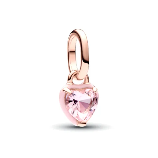 Pandora 14K Rose Gold Plated Pendants Women's Pink