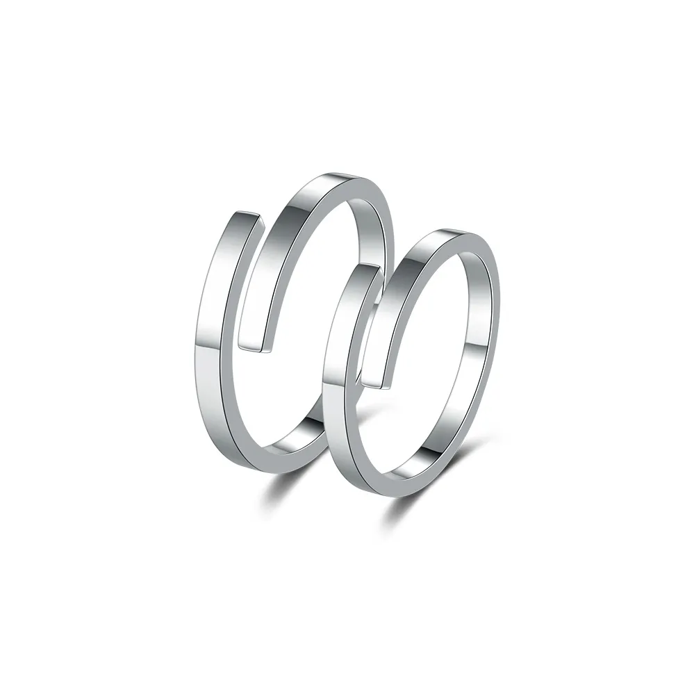 ACROWM Кольца из титана и стали унисекс