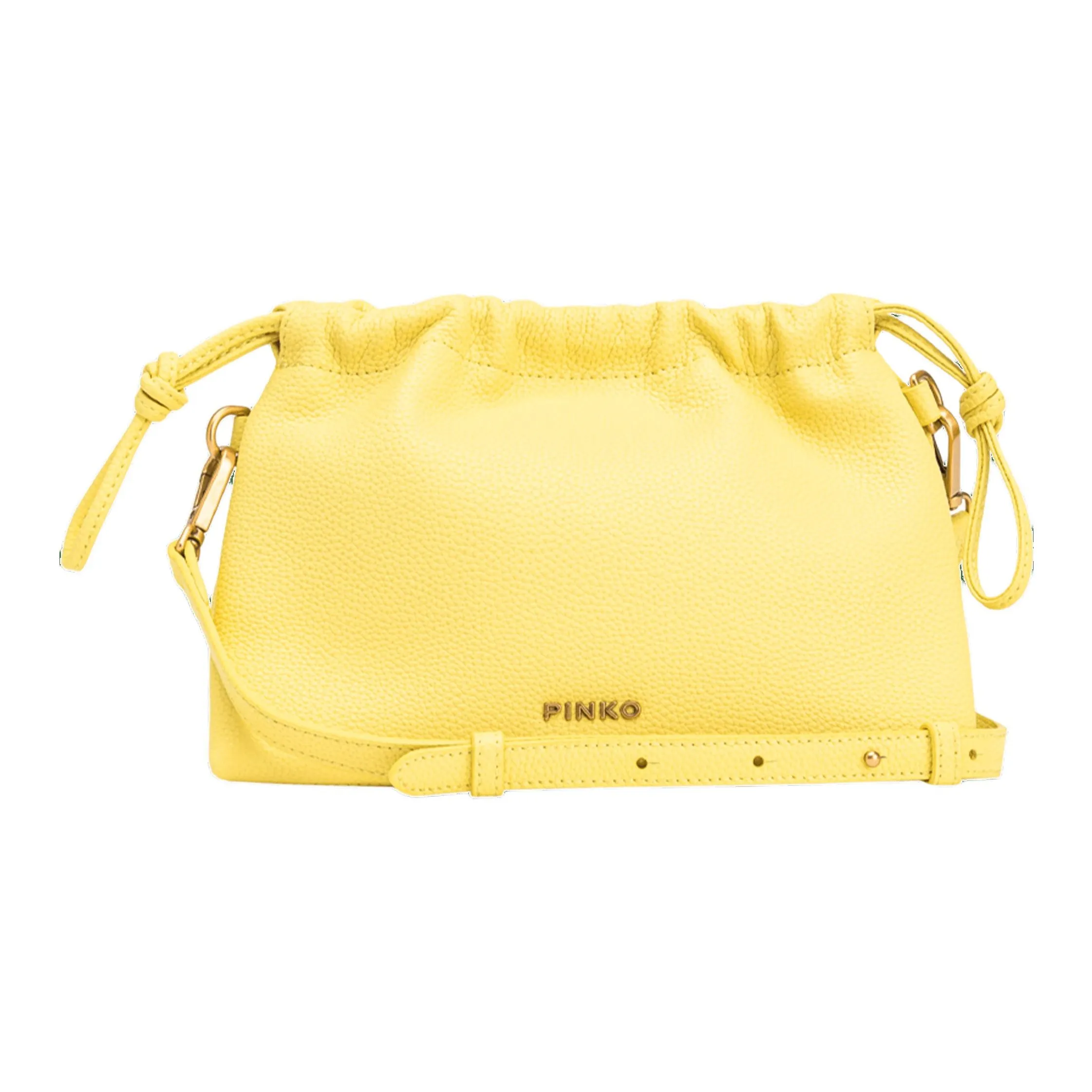 PINKO SOFT Кожа Сумка через плечо Маленькая Женская Желтая