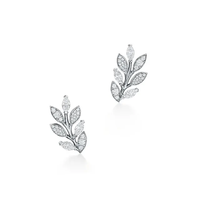 TIFFANY & CO. Earrings Women's Silver