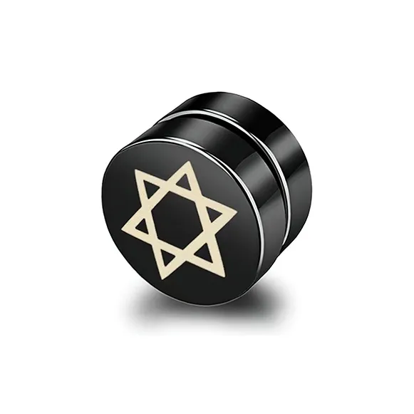 BLESSED BULLET Титановая сталь Нижняя заколка Серьги On Unisex