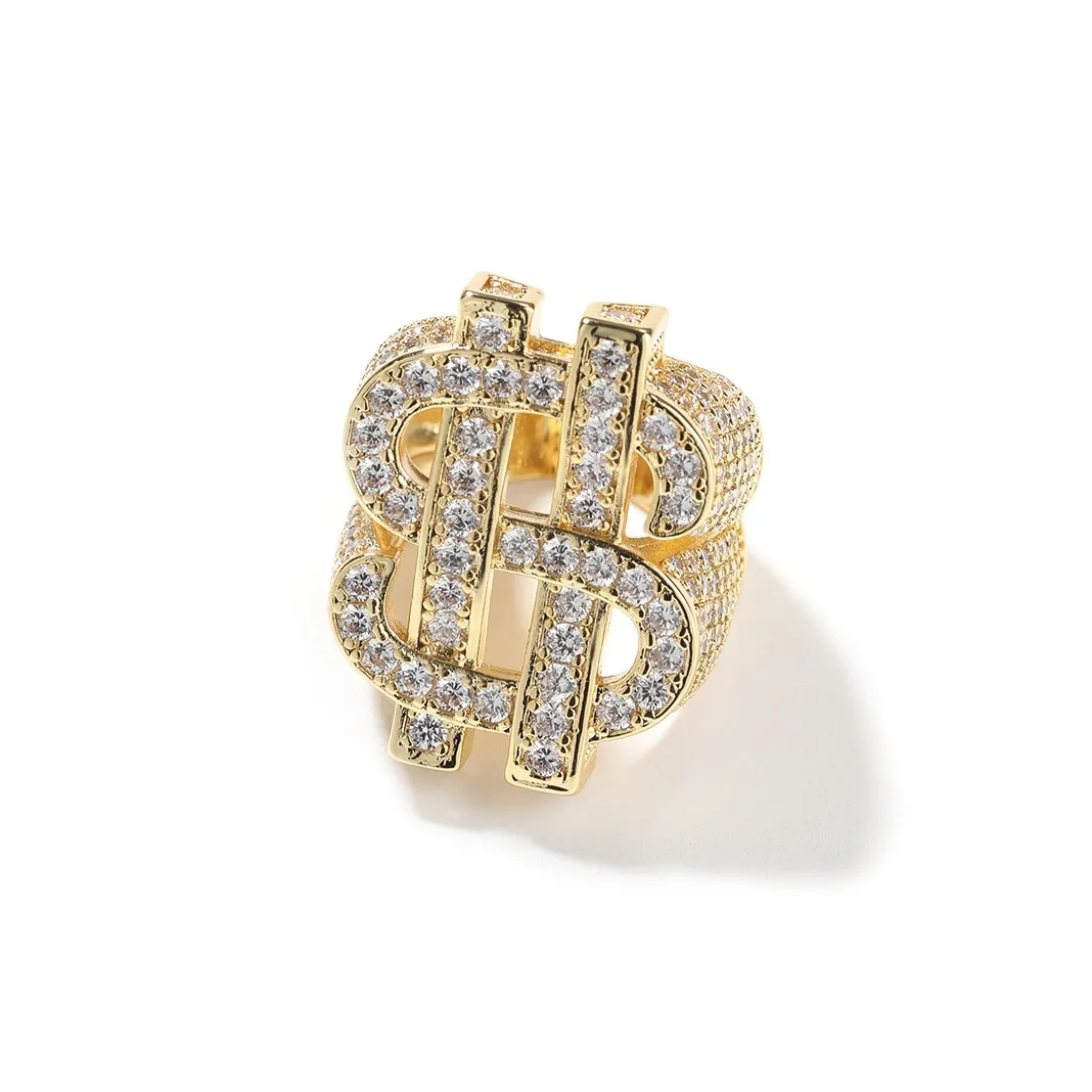 KING OF BLING Цирконовые кольца унисекс