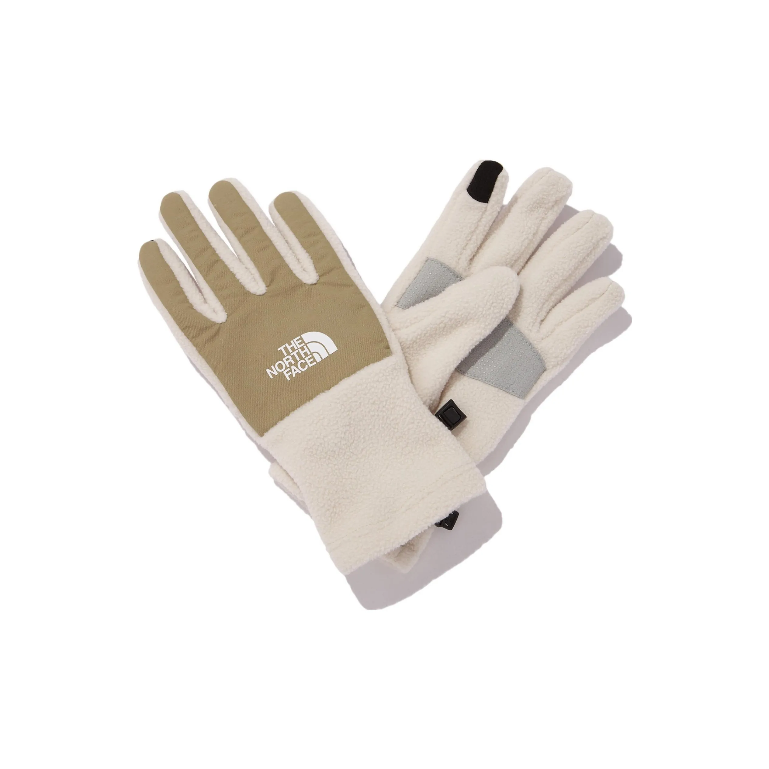 THE NORTH FACE Wool Gloves Unisex Brown/Ecru