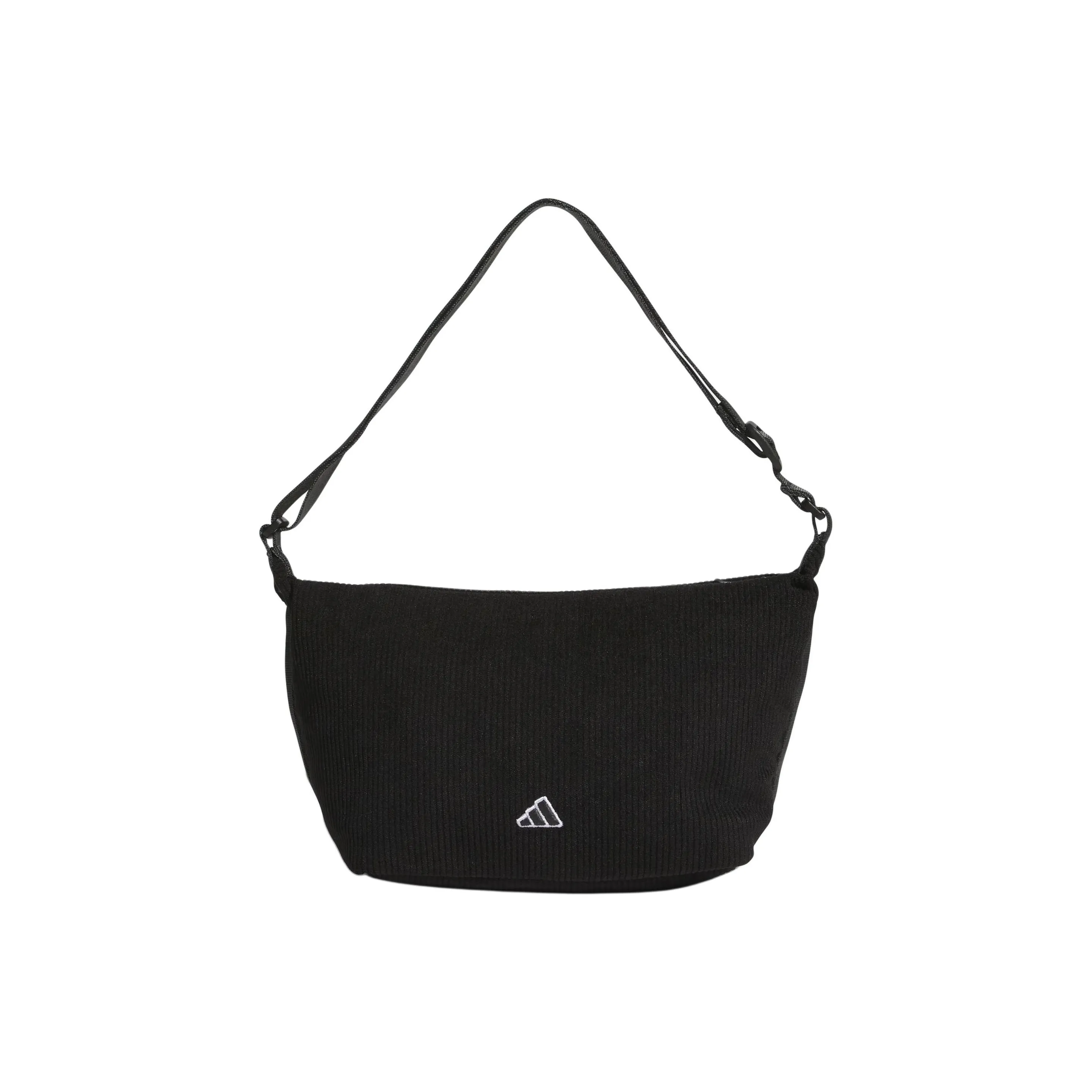 Adidas Corduroy Crossbody Bag Shoulder Bag Regular Women's Black