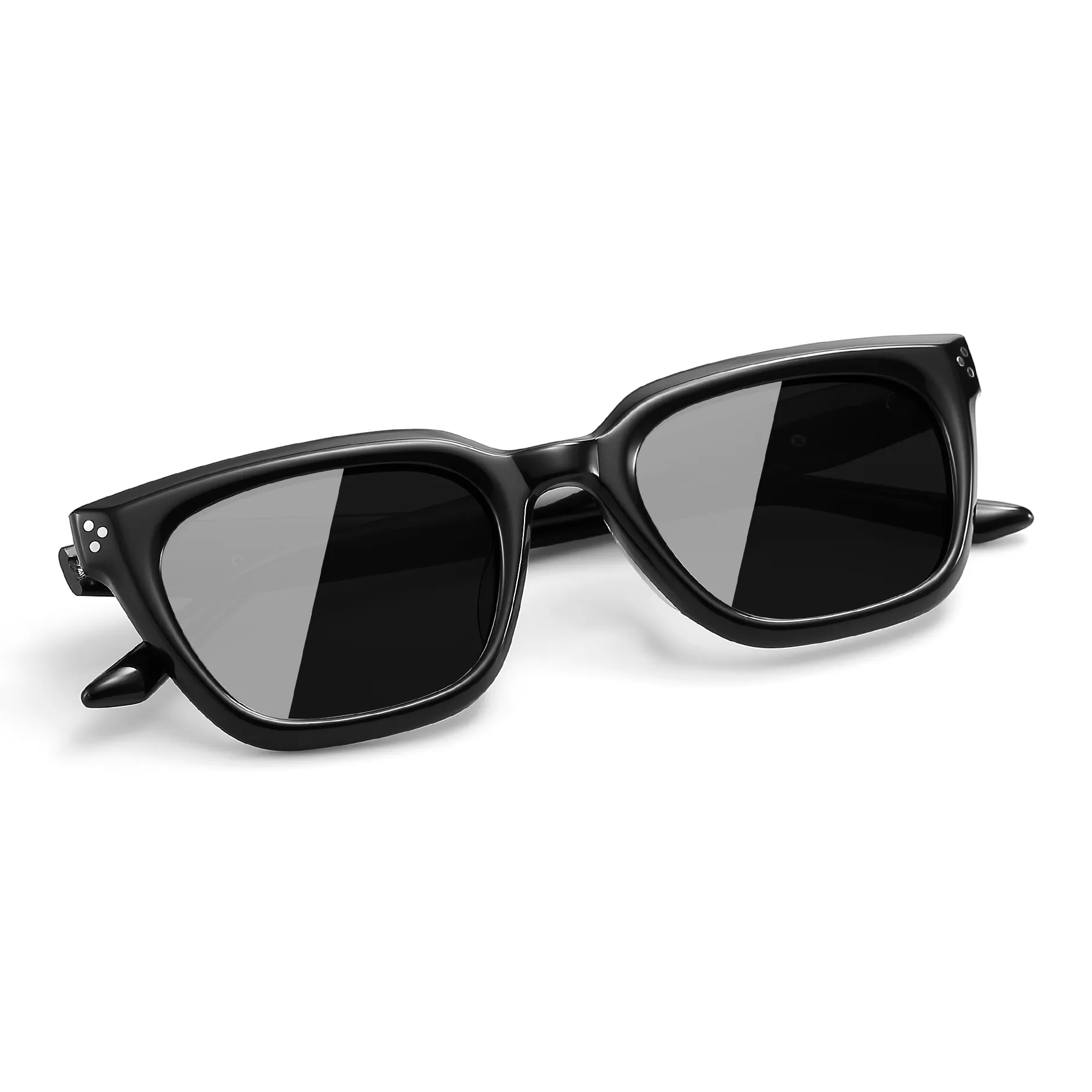 PULAIS Пластиковая оправа Квадратные Солнцезащитные очки Унисекс