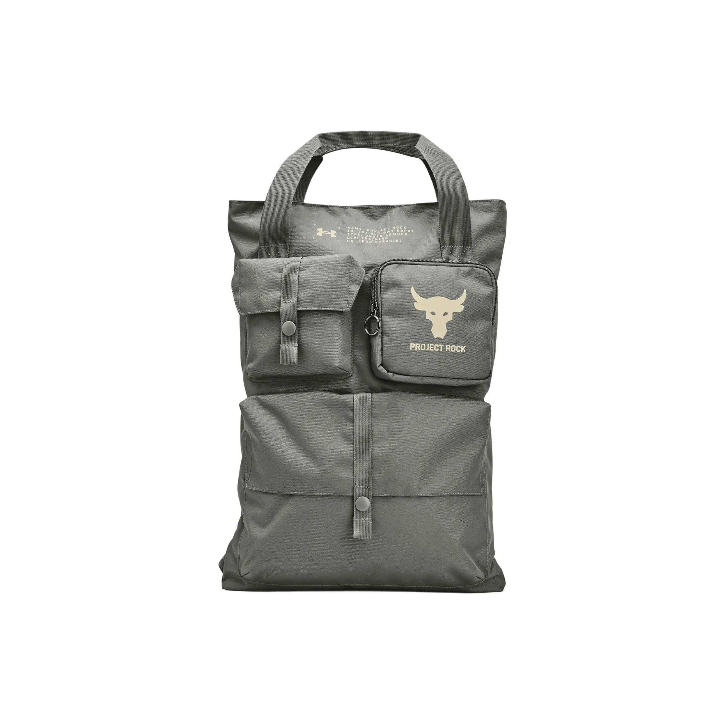 Under Armour Polyester Backpack Regular Unisex Clay Green With Muddy Texture