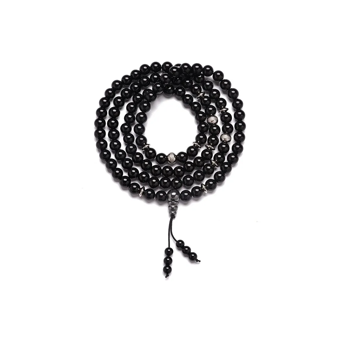 MUYAN Браслет из вулканического камня 108 шт. Унисекс