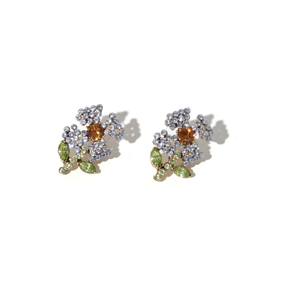 OSCAR DE LA RENTA   Stud Earrings Women's Green