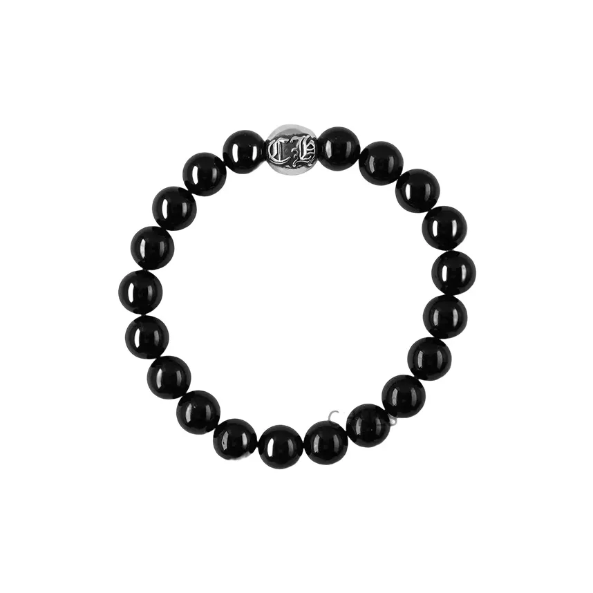 Chrome Hearts Obsidian Bracelets Unisex Black
