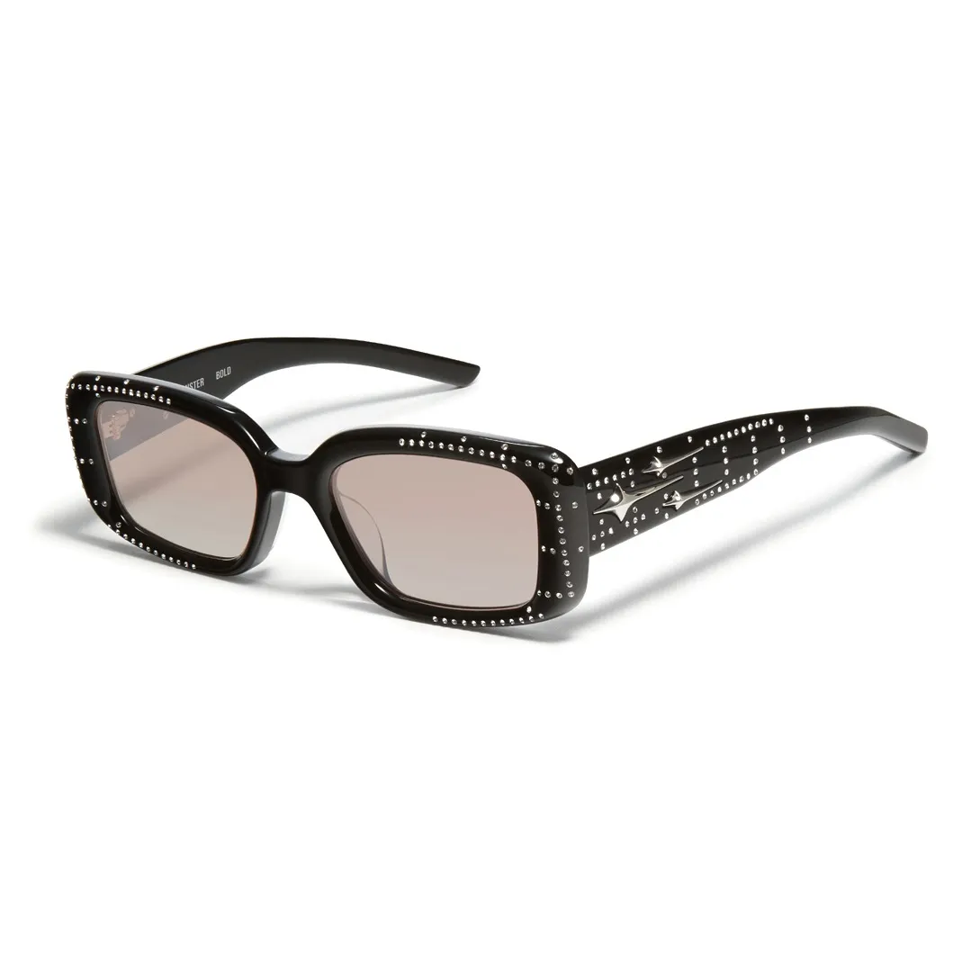 GENTLE MONSTER Gem embellishment Squared Sunglasses