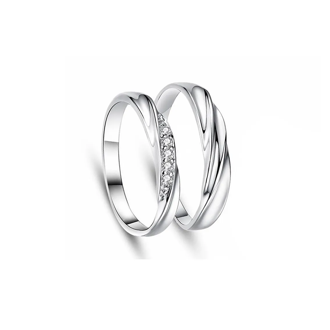 MOVER Rings Unisex Couple's 1 Pair