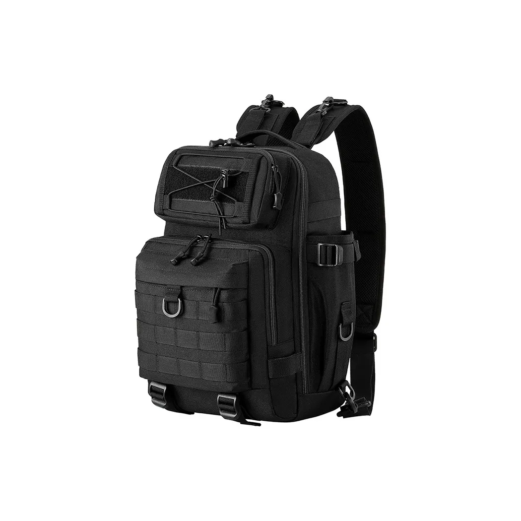 TANLU Туристические сумки из нейлона 13 л тактический черный ночной камуфляж унисекс