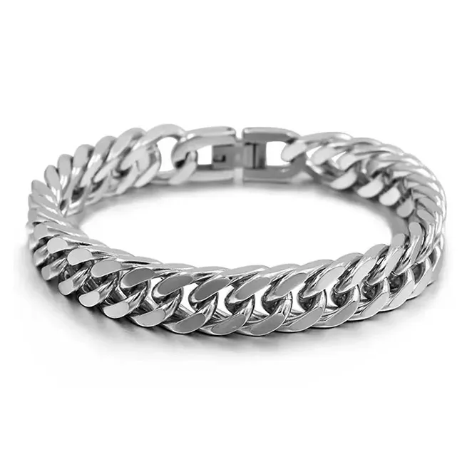 WANLIACC Сплав Минималистичный Кубинский Браслет Унисекс