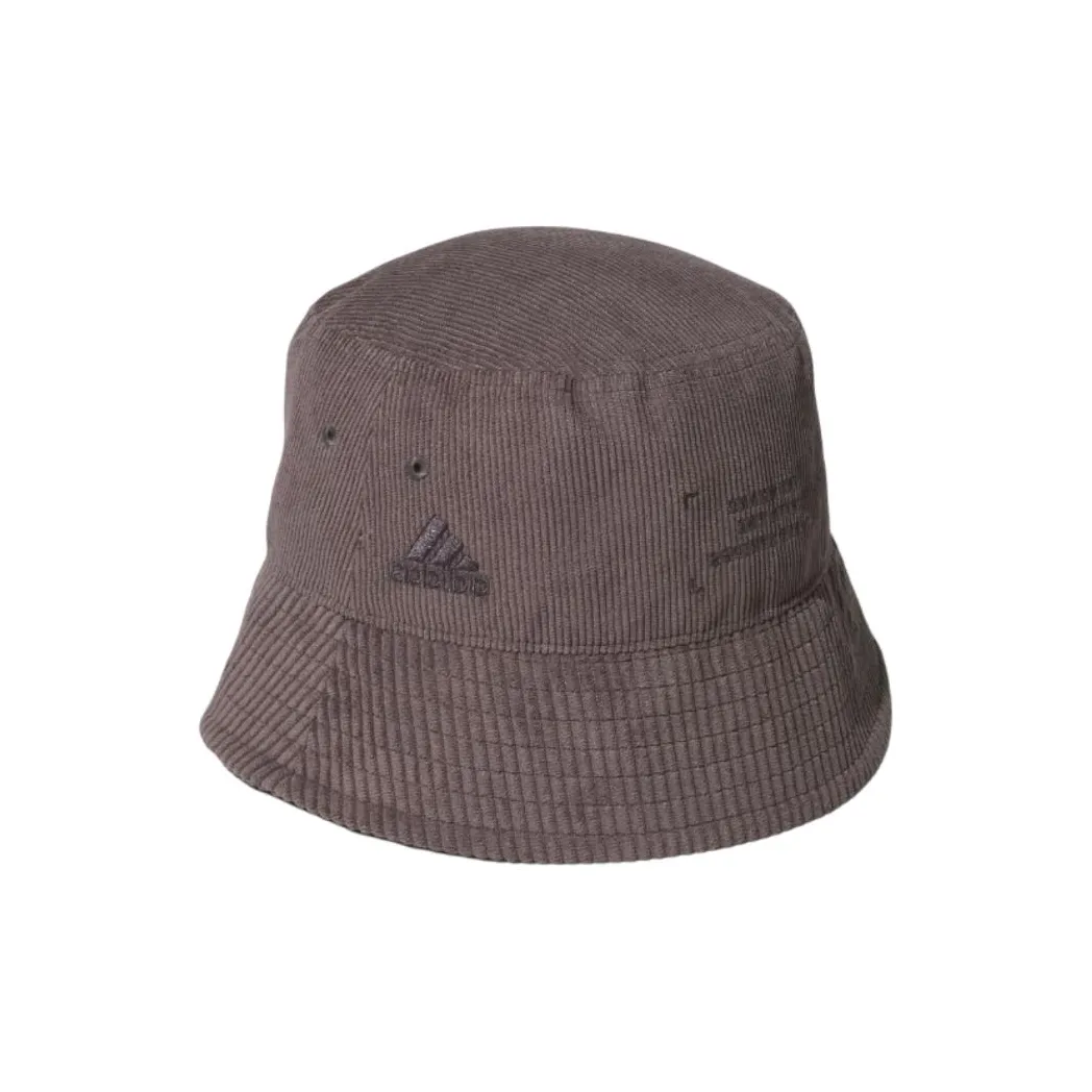 Adidas Recycled Polyester Bucket Hats Unisex Brown