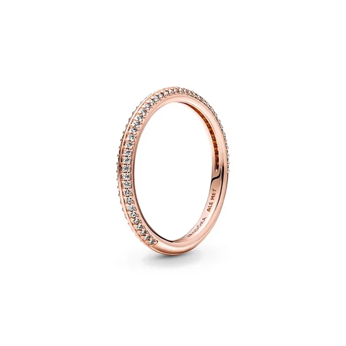 Pandora Copper Silver Alloy Rings Women's