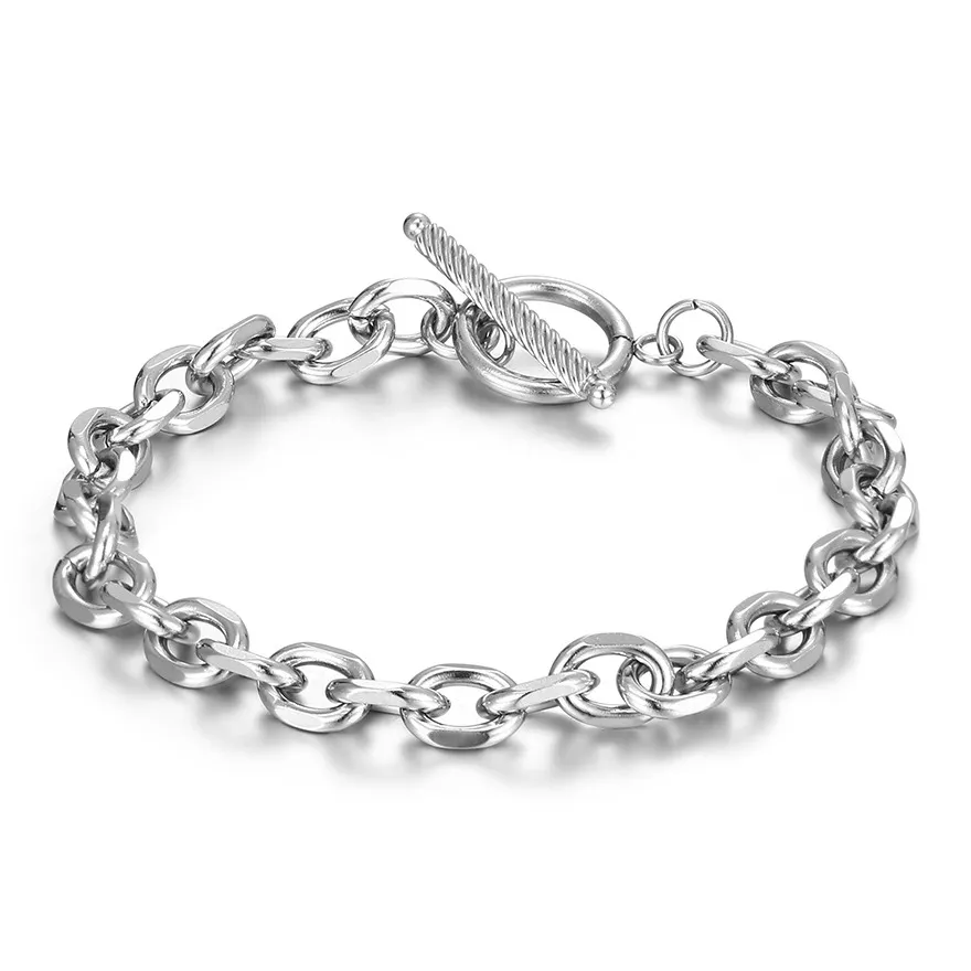 P N Титановые стальные браслеты для мужчин