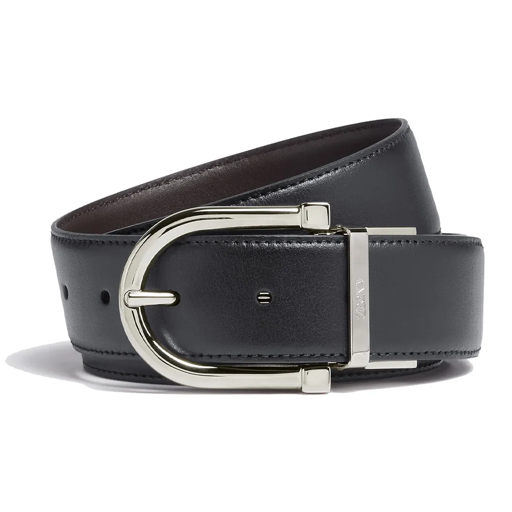 Zegna Staffa Buckle Belt