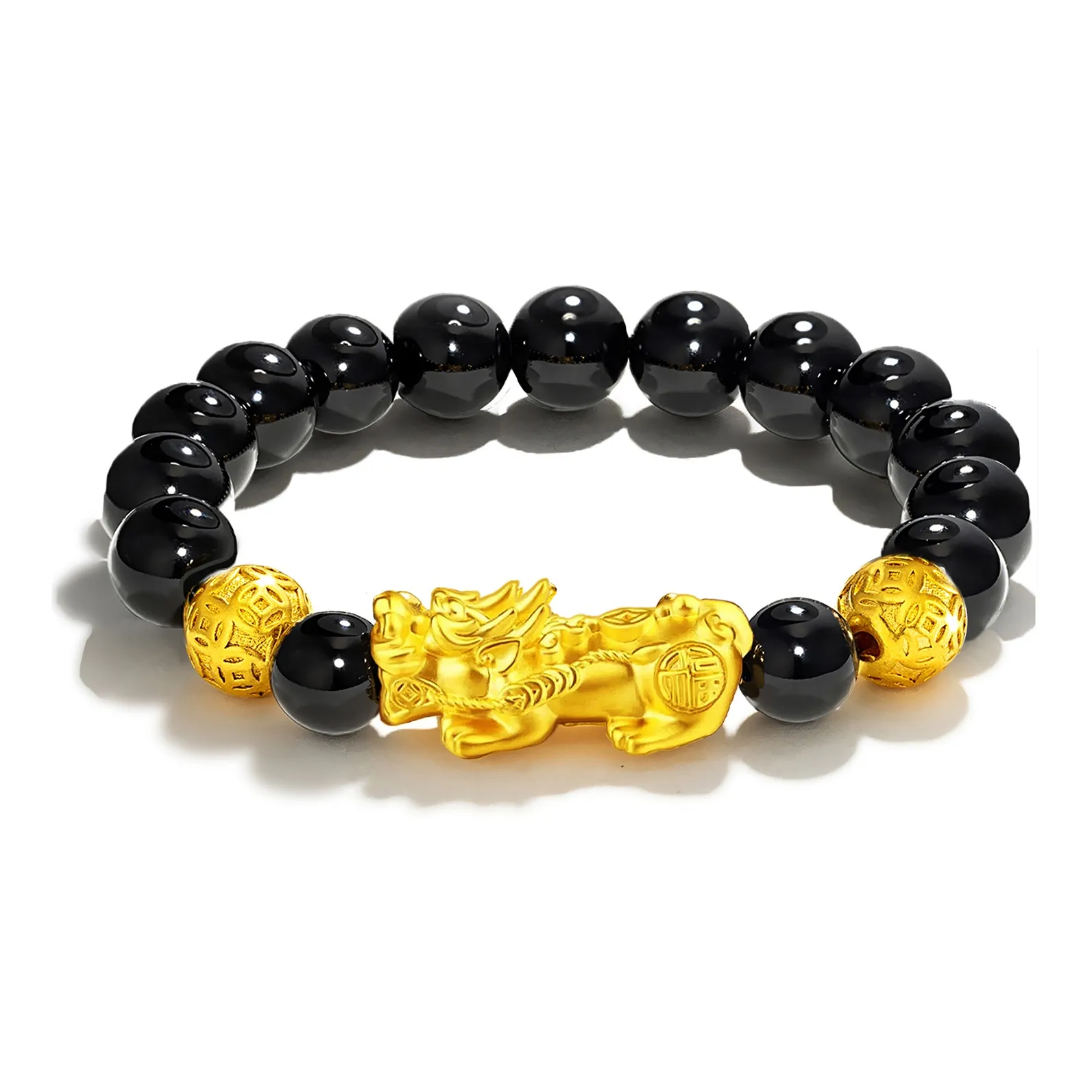 Jodie&Kevin Colored Glaze Chinese Zodiac Snake Ornamental Beaded Bracelet Unisex