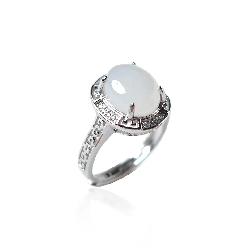 Tokai Family Rings White Jade Women's