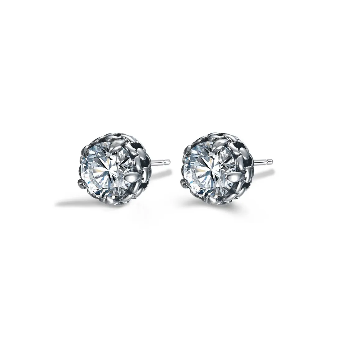 OWO Титановые стальные серьги-гвоздики для мужчин