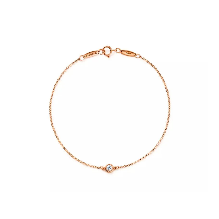 TIFFANY & CO. Karat Gold, Diamond, 18K Rose Gold Bracelets Women's