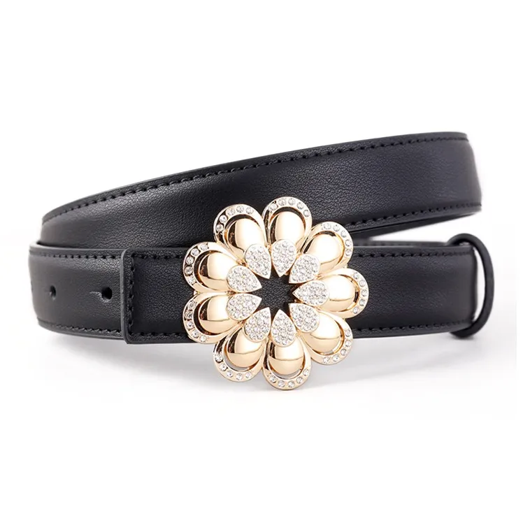 Lanza Ремни из коровьей кожи женские ширина 2,5 см