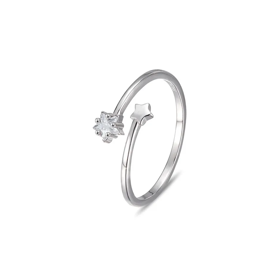 Asia Star S925 Silver Rings Women's