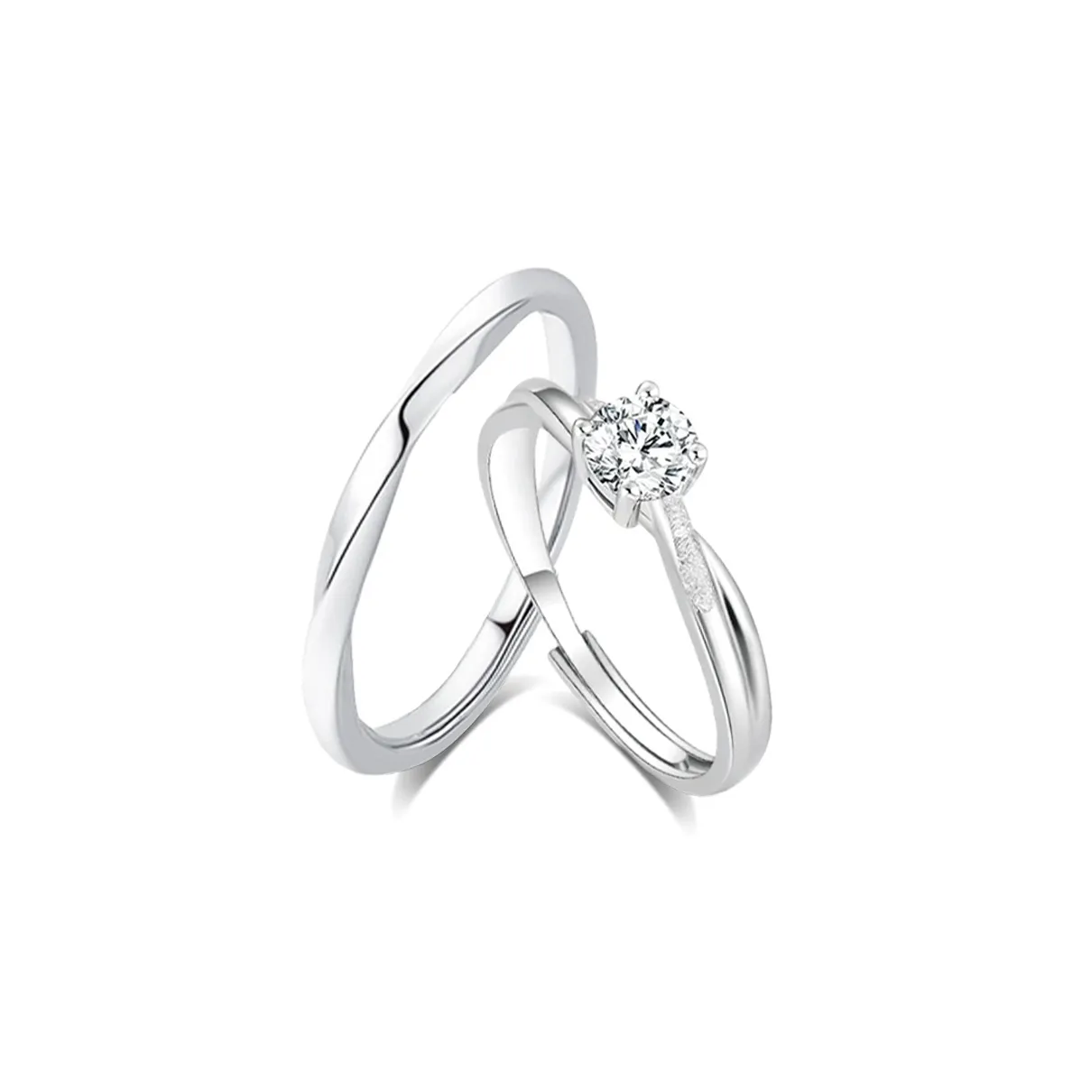 MISS TOOYA Sterling Silver Rings Unisex