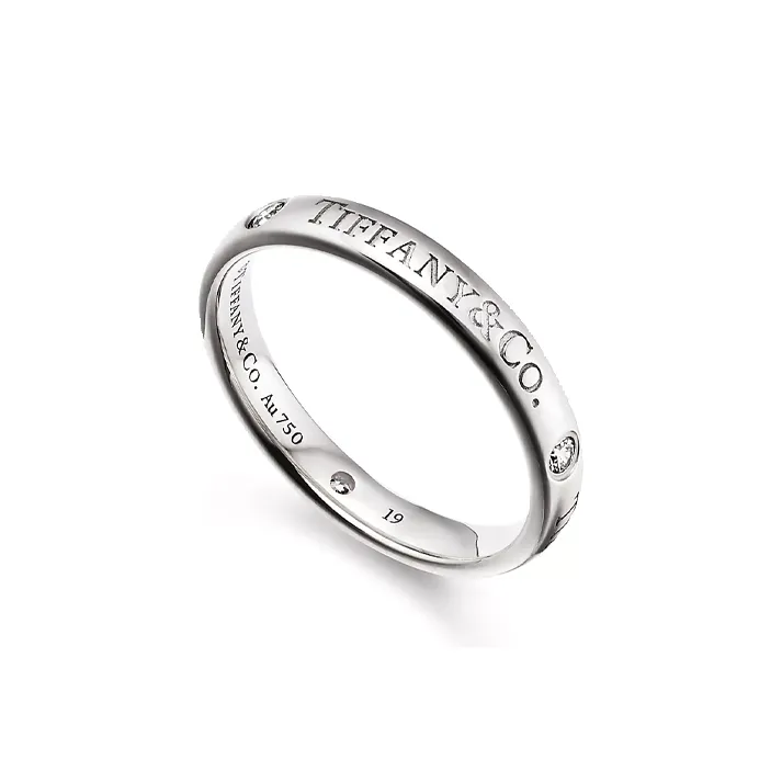 TIFFANY & CO. Diamond Diamonds Unisex Silver