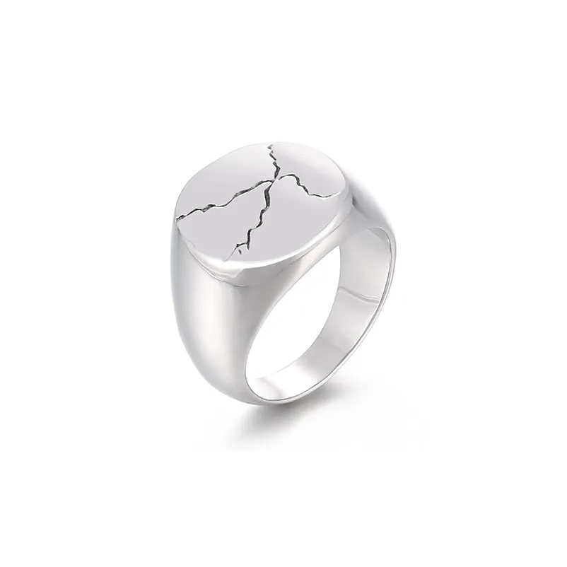 VEODO Кольца из титана и стали унисекс