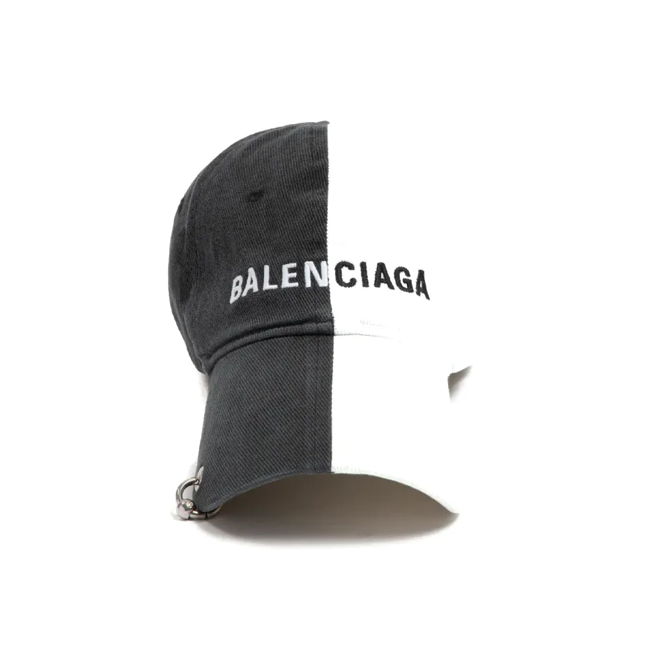 Balenciaga Хлопковые кепки женские черно-белые