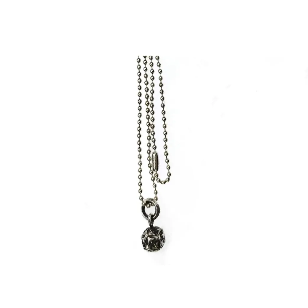 Chrome Hearts 925 Sterling Silver Necklaces Unisex Silver