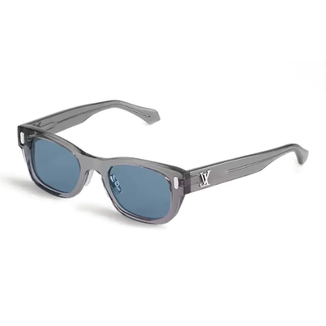 LOUIS VUITTON Irregular Shape Sunglasses Unisex Gray