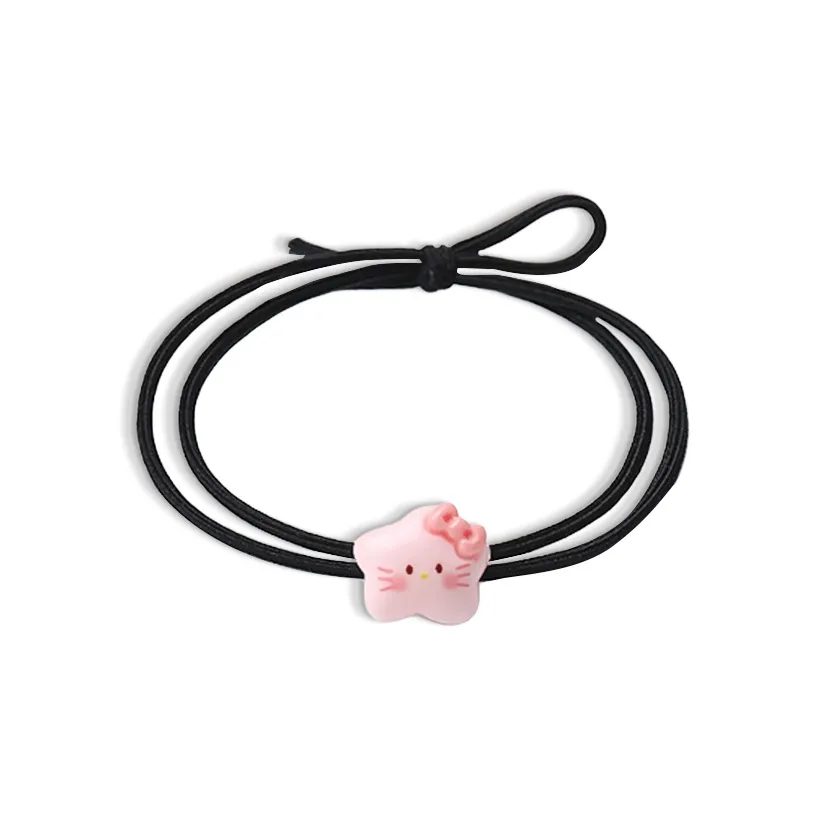 Inkopper Кожа Полоска Смола Резинка для волос Женские