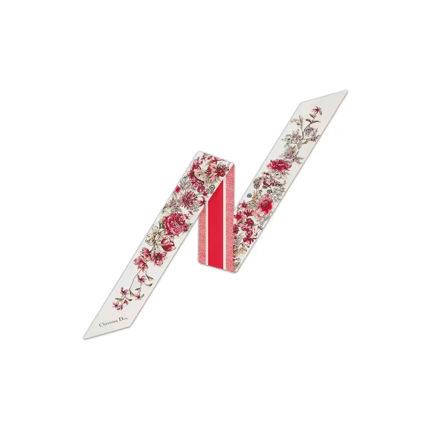 DIOR Шелковые шарфы Женские Белый