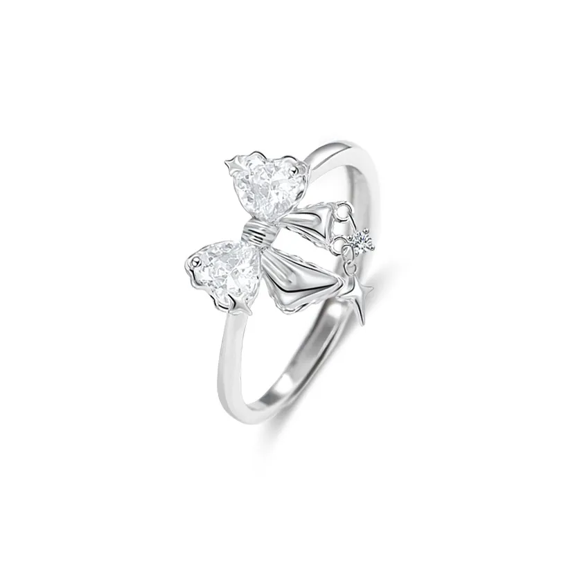 Love Link Сплав Кольца Унисекс Серебристо-белый