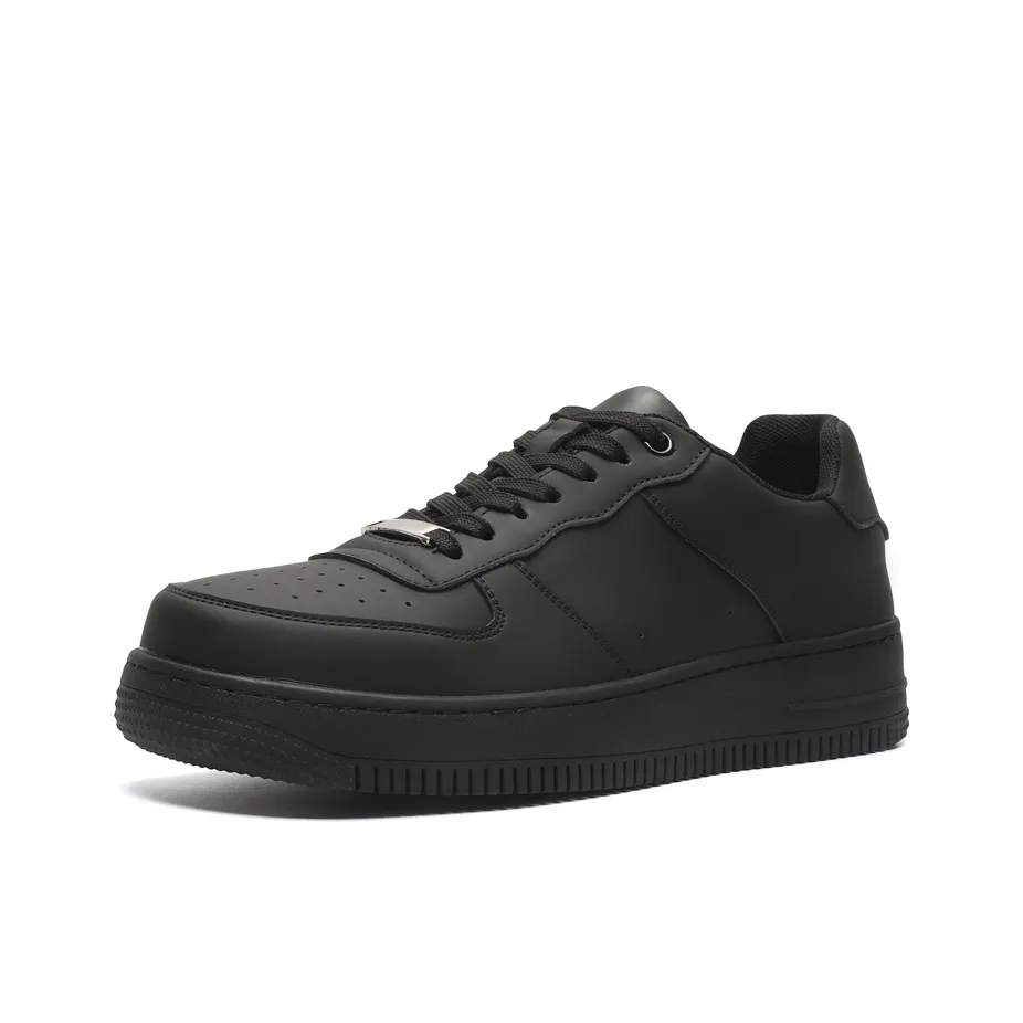 TONYBEAR Slip Resistant Low Top Casual Skateboard Shoes, Black Goku Unisex