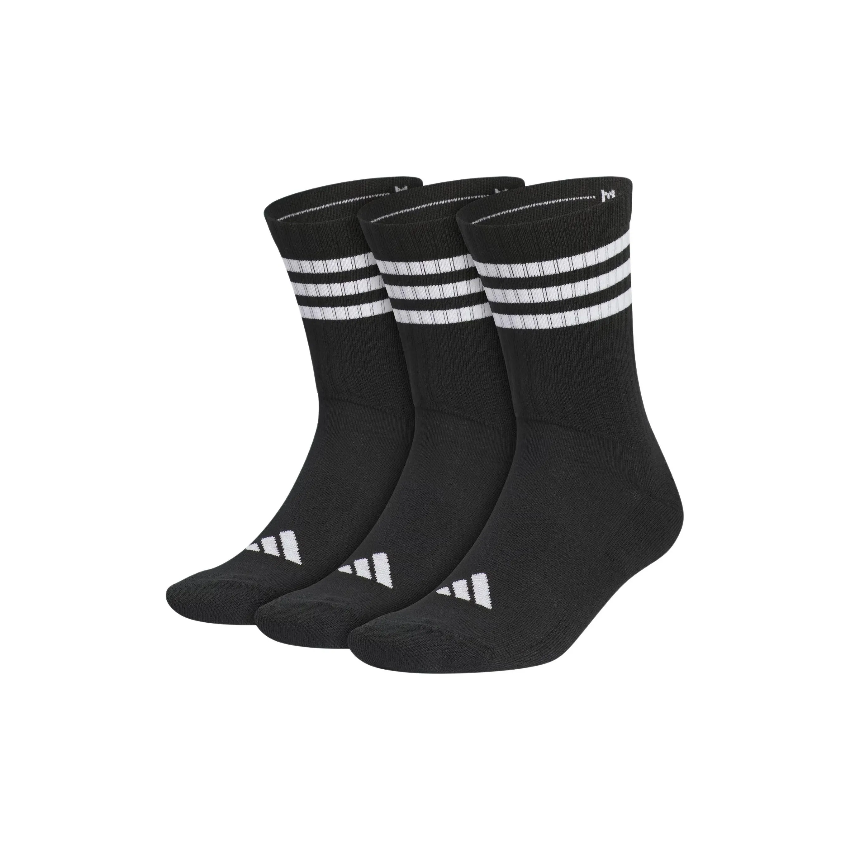 Adidas CUSHIONED CREW Носки Унисекс 3 упаковки Черный Белый