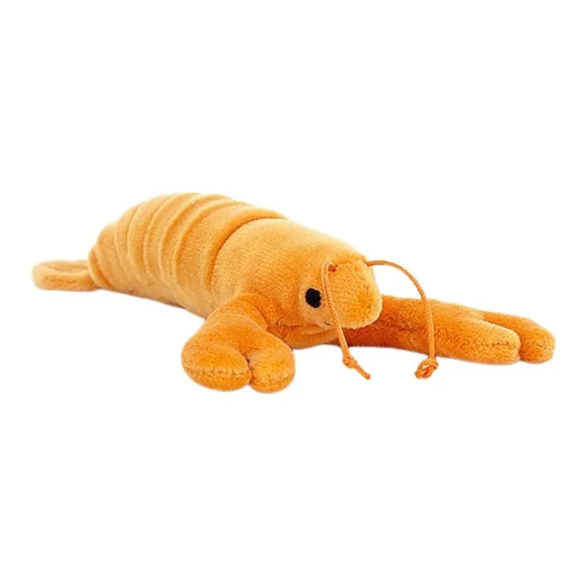 JELLYCAT Ocean Series Морепродукты Креветки Куклы Плюшевая кукла 4CM Длина тела