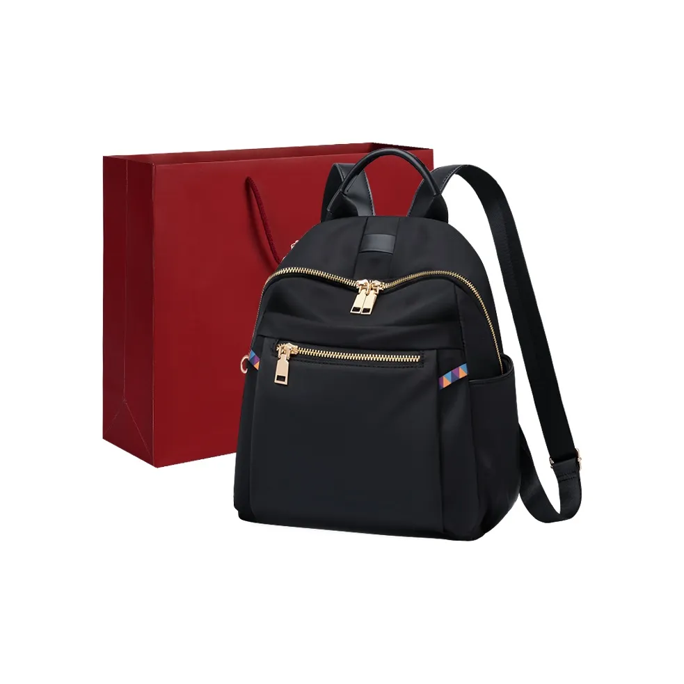 Old Man's Head Нейлон Рюкзак Женские Черный