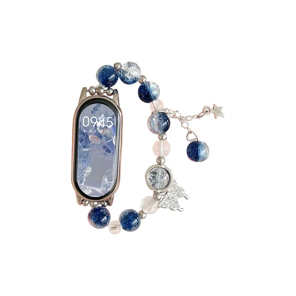 Vobafe Ремень Xiaomi Совместимость Синий Звезда Стразы Материал