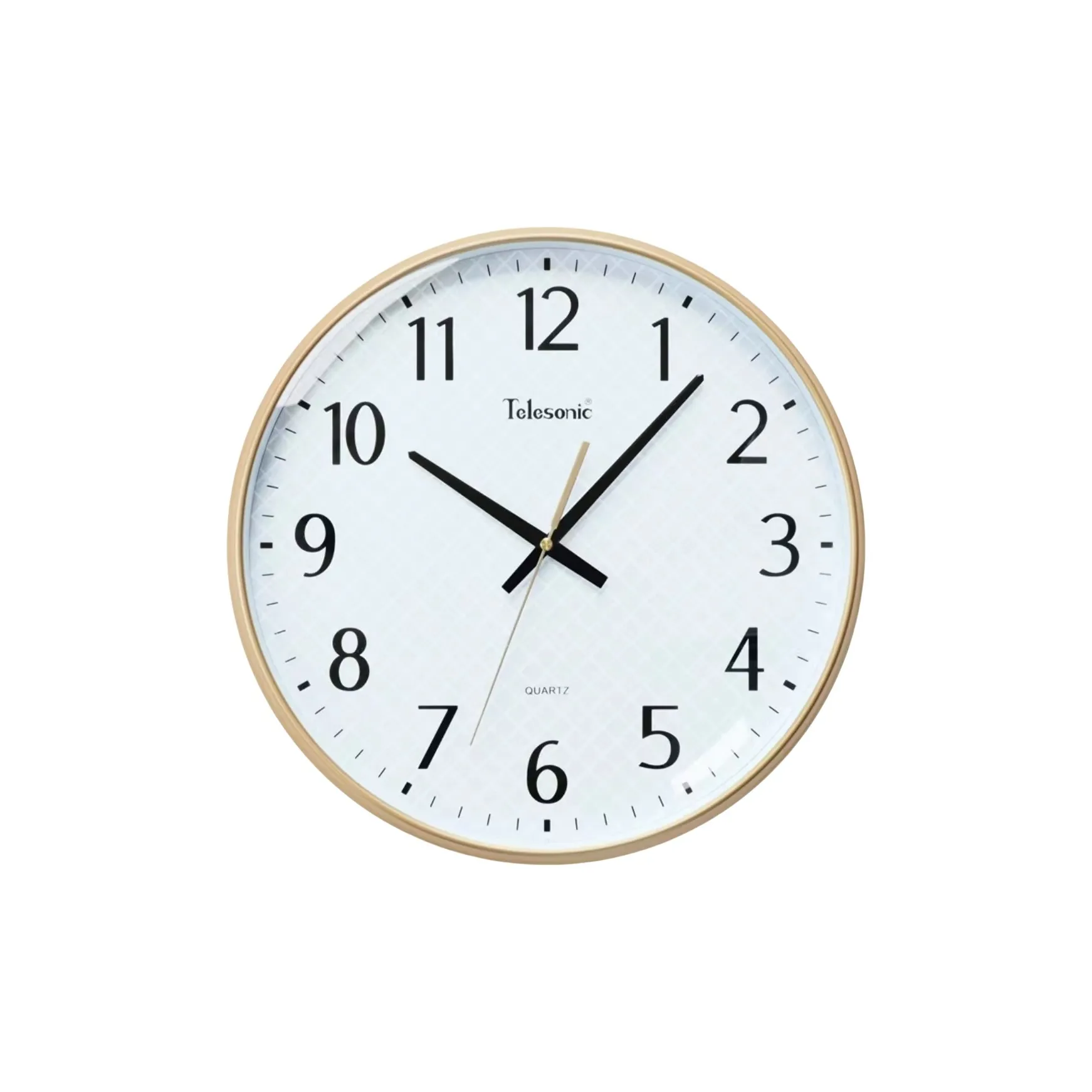 TELESONIC Кварцевый механизм пластиковый корпус стенные часы унисекс белый циферблат
