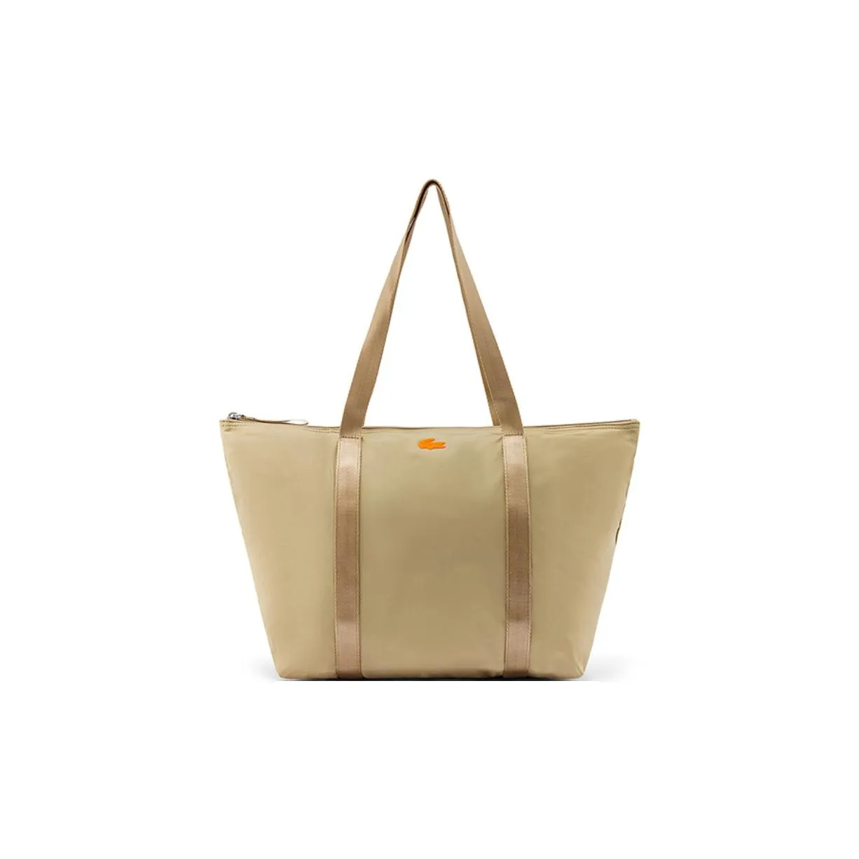 LACOSTE Polyamide Tote Bag Shopping Bag Handbag Shoulder Bag Medium Size Women's Corn Gray