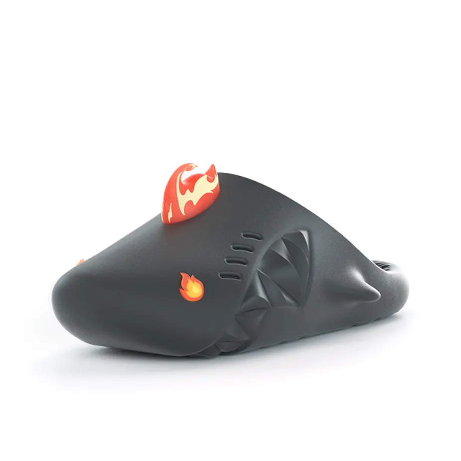 HelloSlippers Sharkicks Mule Пламя Monster Домашние тапочки Унисекс