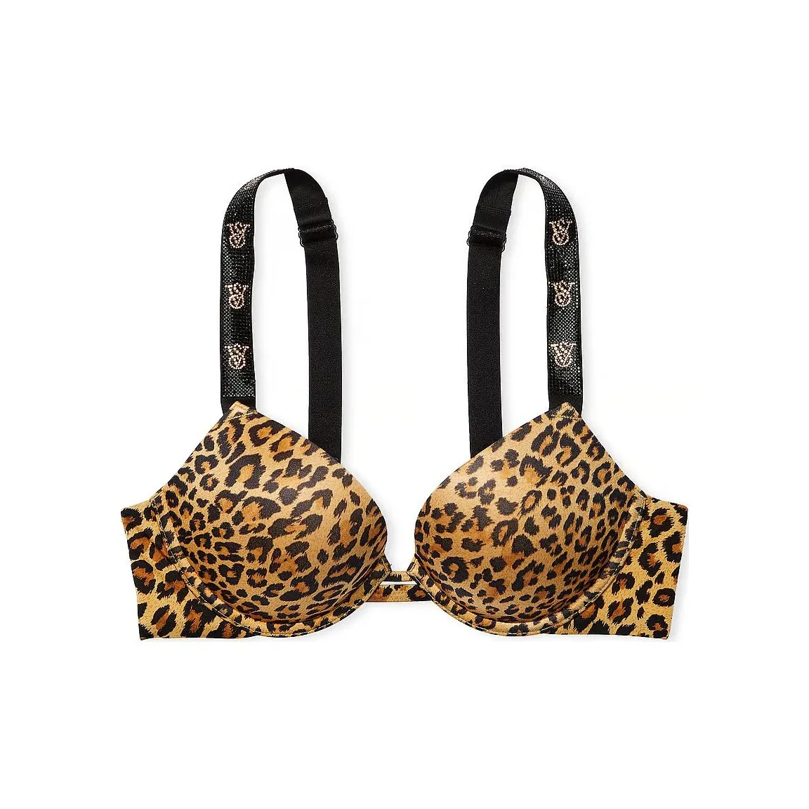 Victoria's Secret Very Sexy Rose Lace Push Up Bra / Leopard Bra Women's Leopard Print