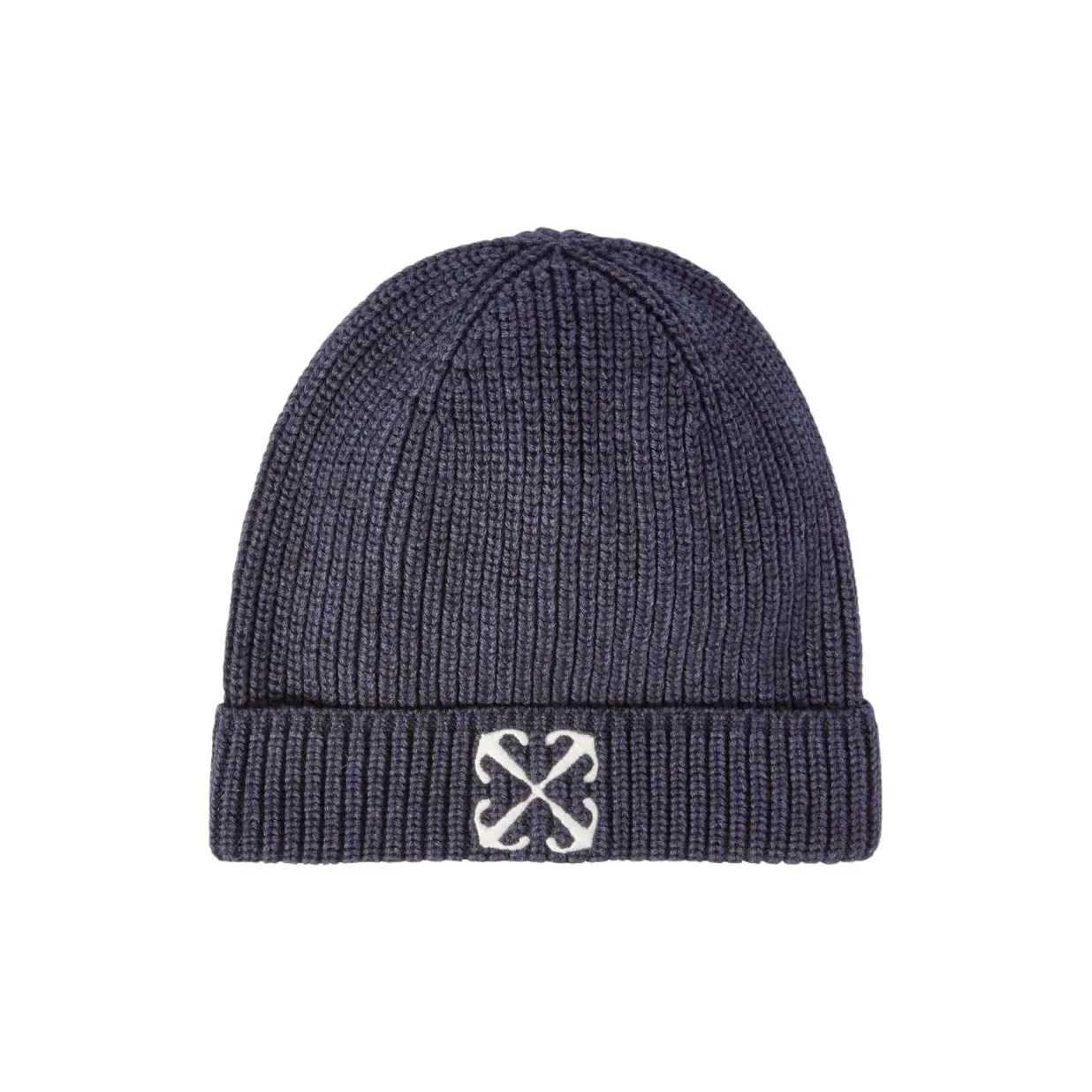 OFF WHITE Arrow Embroidered Knitted Beanie